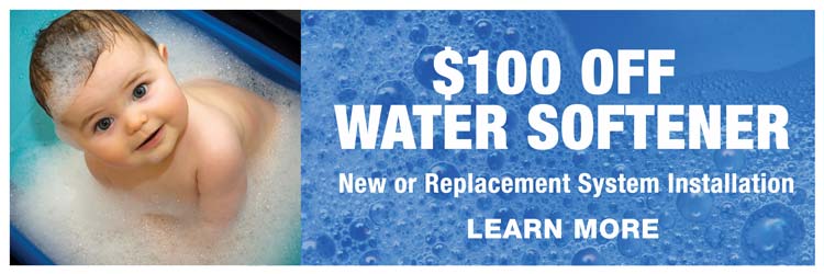 $100 OFF Water Softener Installation - Click Here to Order